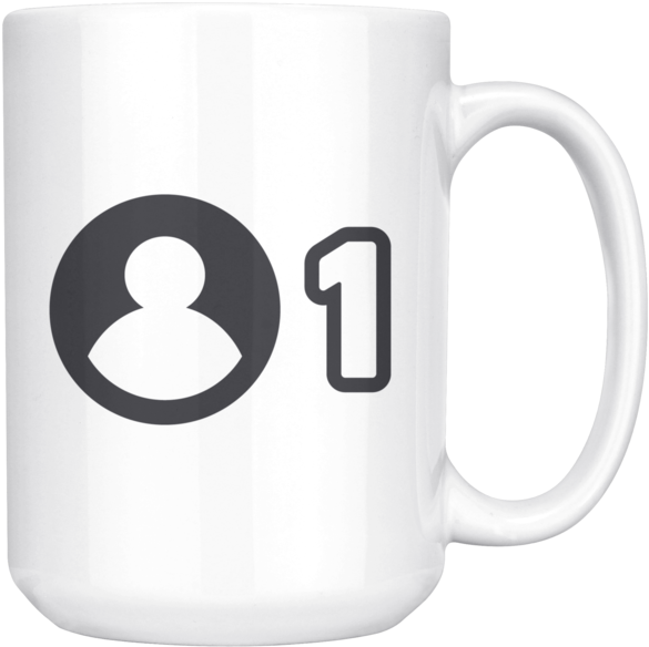 Number One Gamer Mug PNG Image