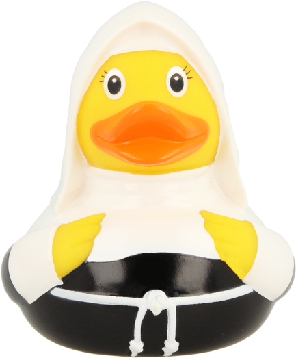 Nun Themed Rubber Duck PNG Image