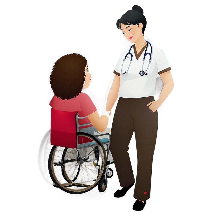 Nurse And Patient Png Xju PNG Image