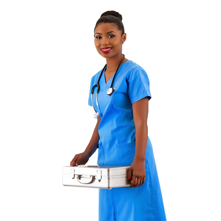 Nurse With First Aid Kit Png Yyc PNG Image