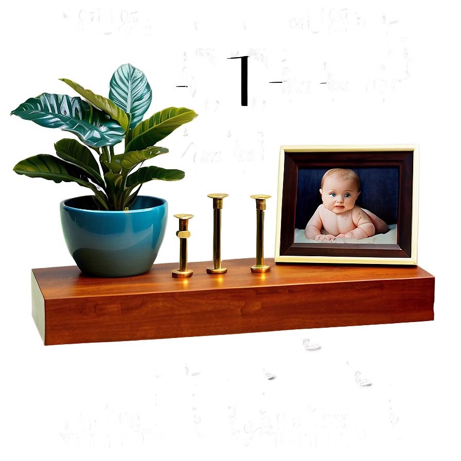 Nursery Floating Shelves Png Nwt92 PNG Image