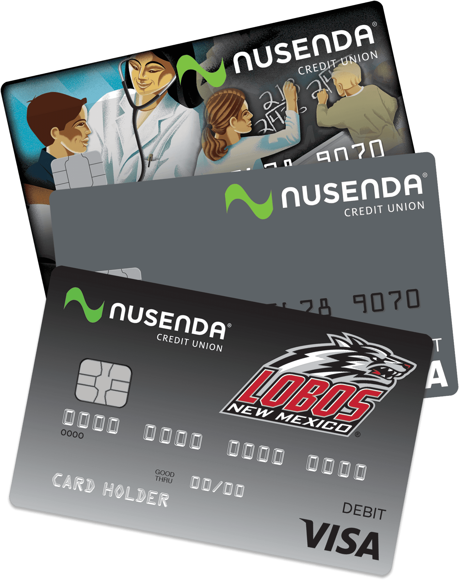 Nusenda Credit Union A T M Cards PNG Image