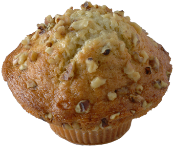 Nut Topped Muffin PNG Image