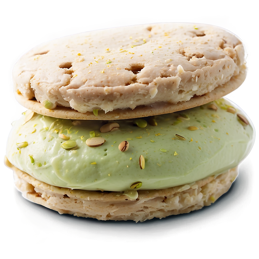 Nutty Pistachio Ice Cream Sandwich Png Tsy84 PNG Image