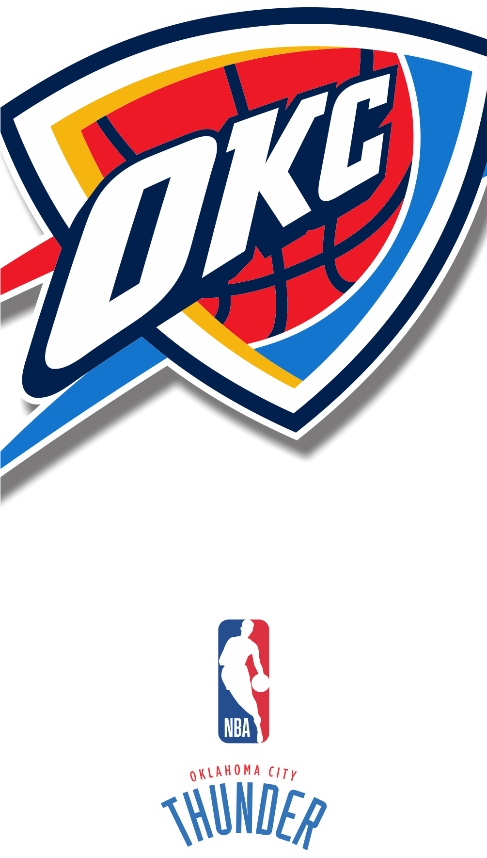 O K C Thunder Basketball Team Logo PNG Image