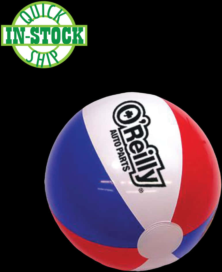 O Reilly Auto Parts Beach Ball Promotion PNG Image