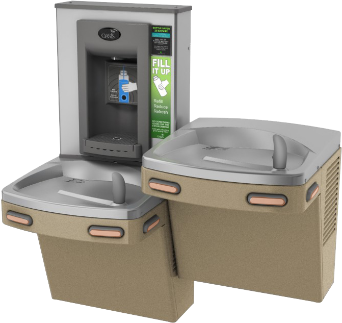 Oasis Water Dispenserand Bottle Filling Station PNG Image