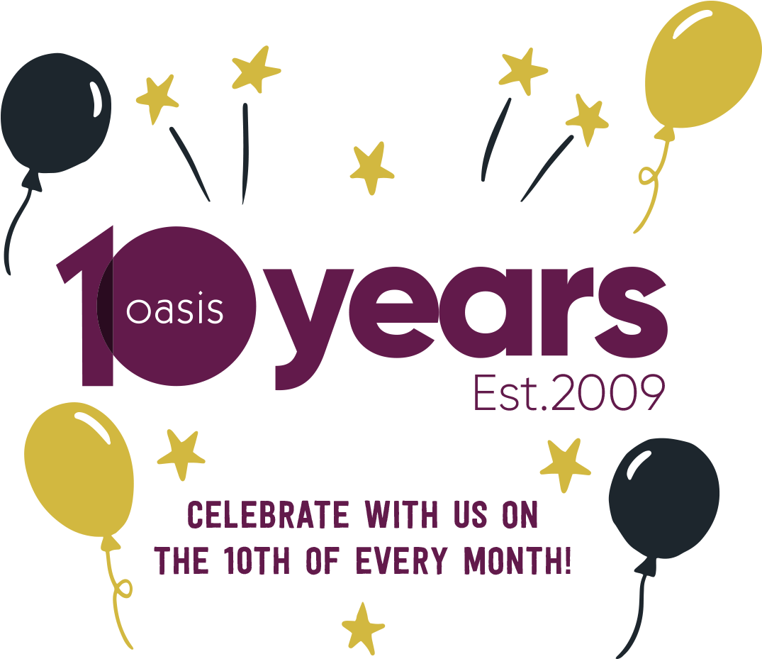 Oasis10 Year Anniversary Celebration PNG Image