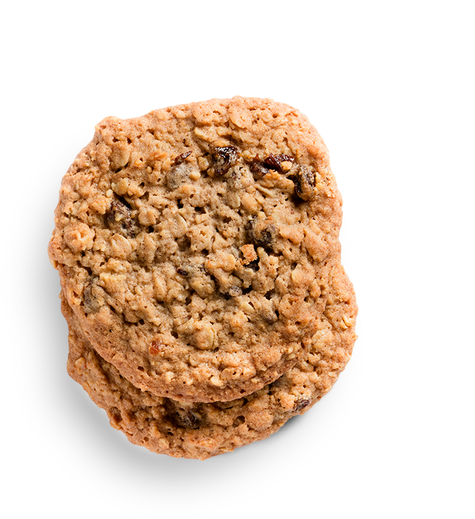 Oatmeal_ Raisin_ Cookies_ Stacked PNG Image