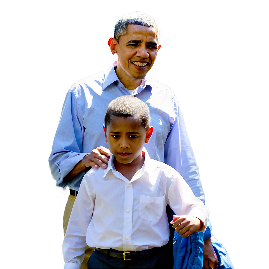 Obama And Kids Png 05242024 PNG Image