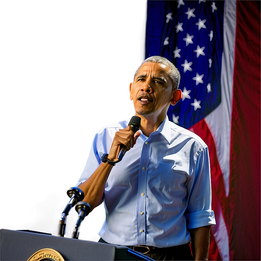 Obama Environmental Speech Png Nmg PNG Image