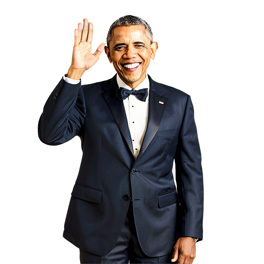 Obama Wave Png Agm PNG Image