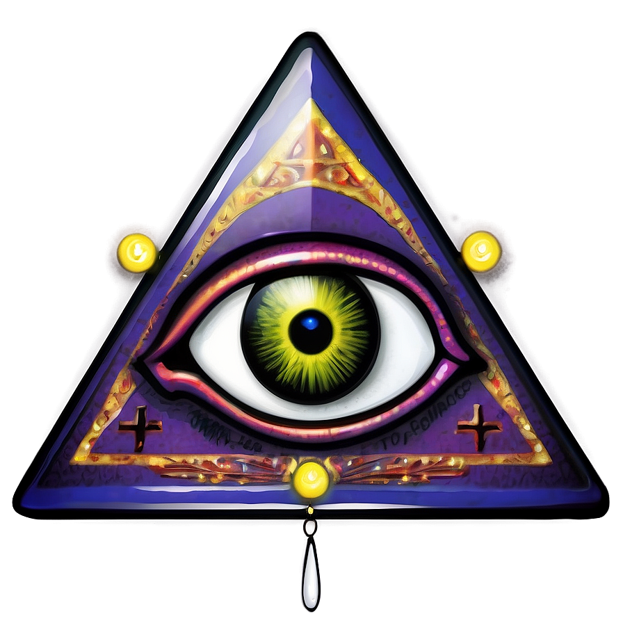 Occult All Seeing Eye Design Png Evx PNG Image