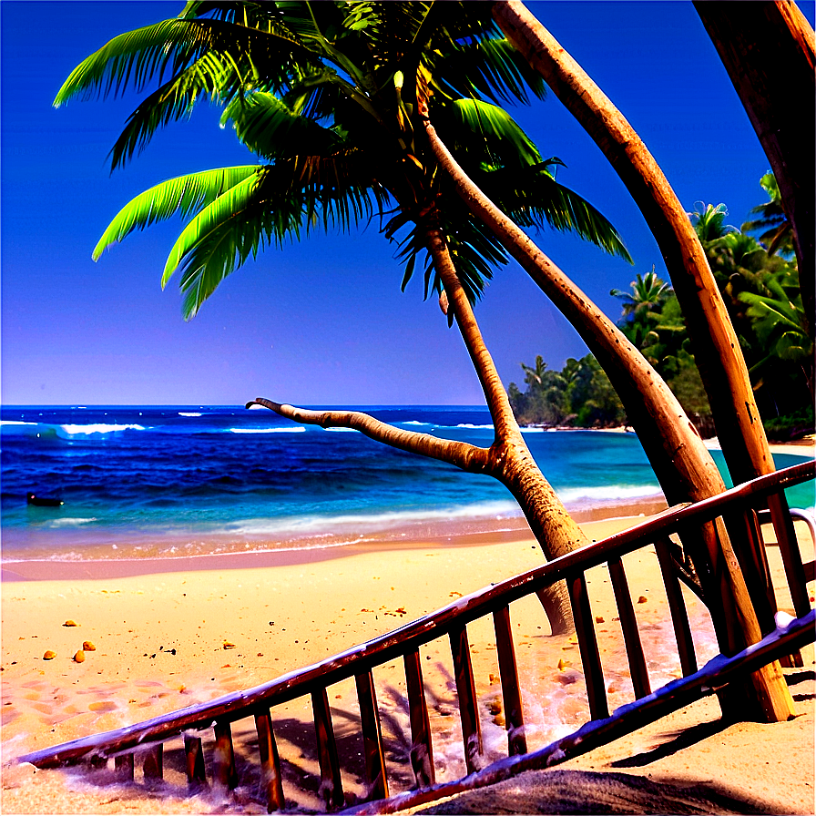 Ocean Beach Paradise Png Btn PNG Image