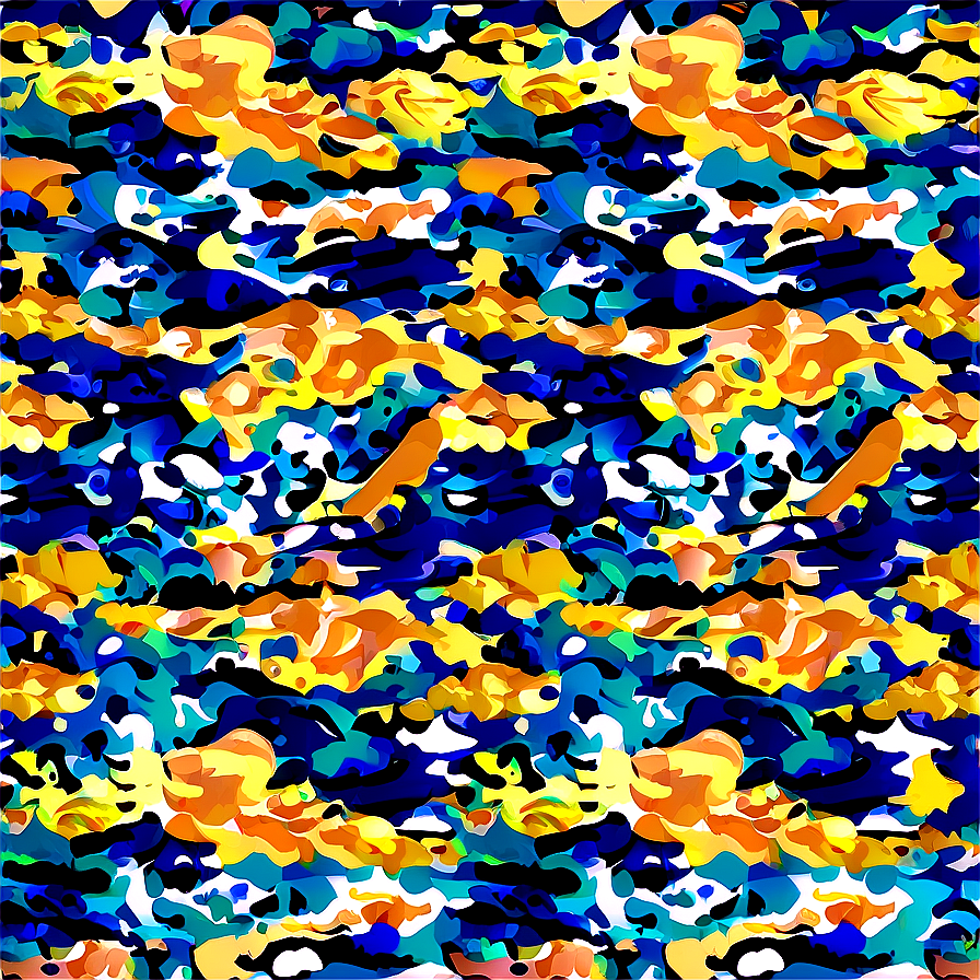 Ocean Camo Pattern Png 06242024 PNG Image