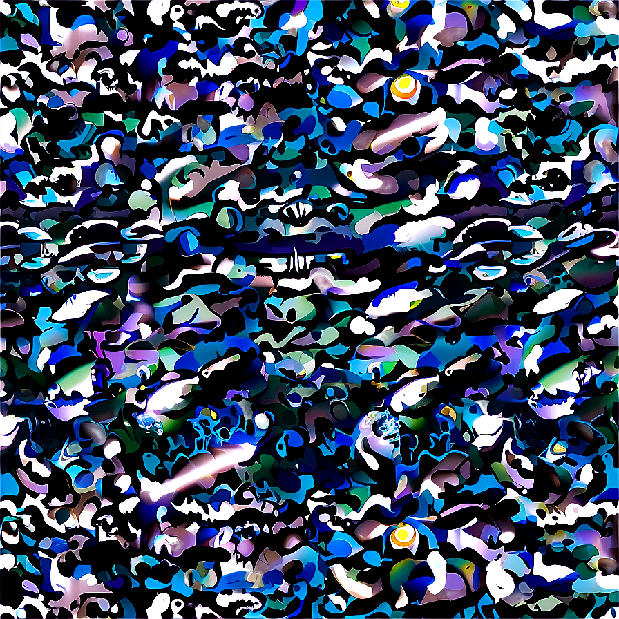 Ocean Camo Wallpaper Png Pwl PNG Image