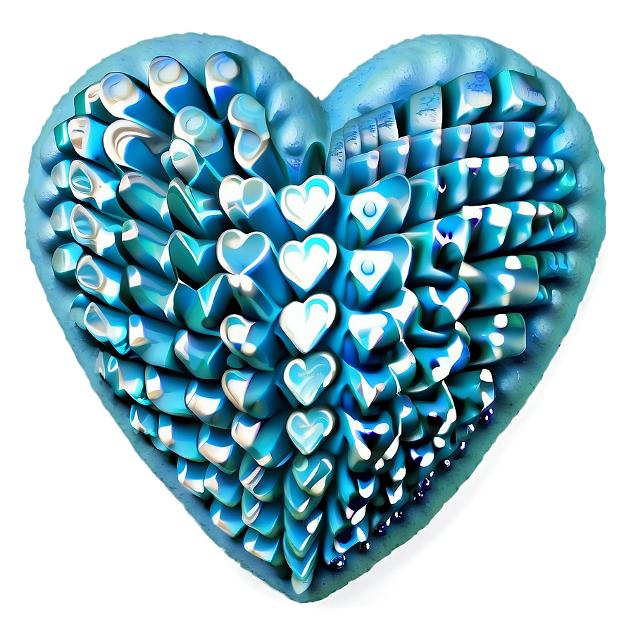 Ocean Candy Heart Png 06122024 PNG Image