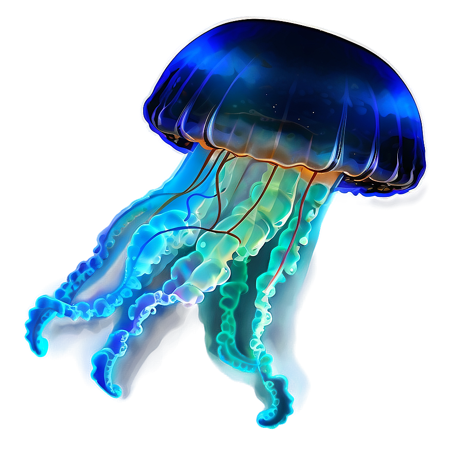 Ocean Jellyfish Glow Png 87 PNG Image