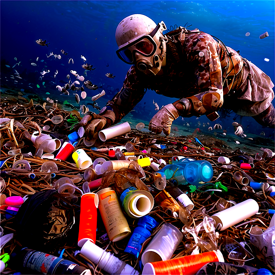 Ocean Plastic Pollution Png Yud PNG Image