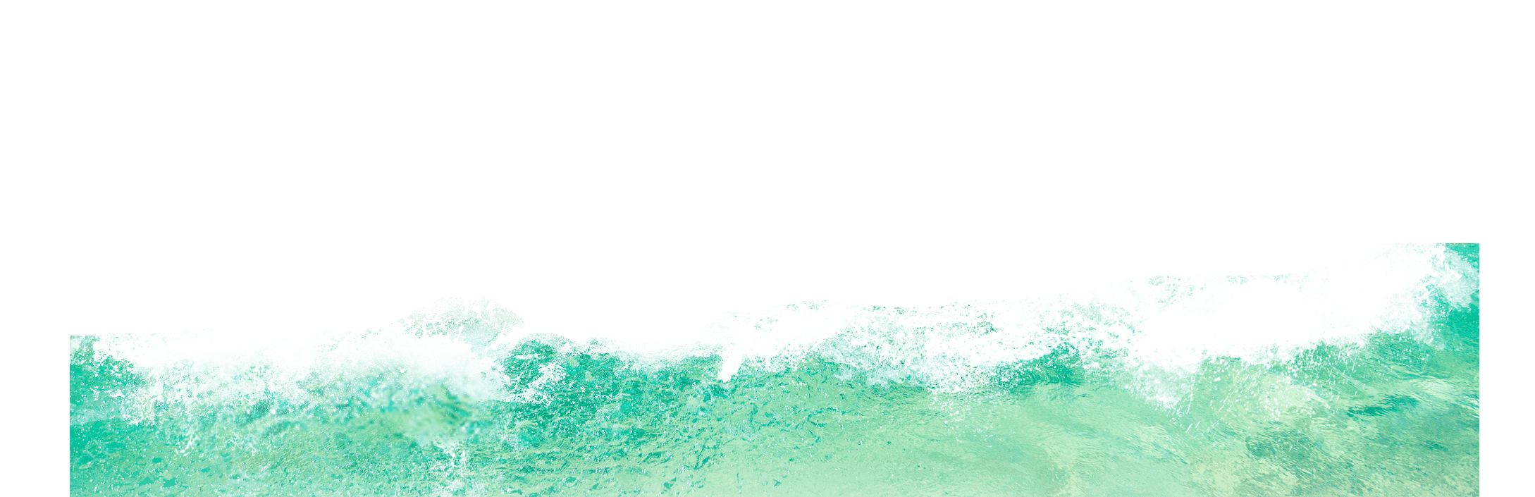 Ocean Wave Cresting Transparent Background PNG Image