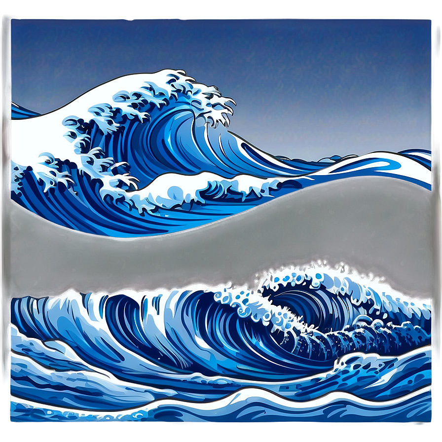 Ocean Wave Drawing Png Gfh51 PNG Image