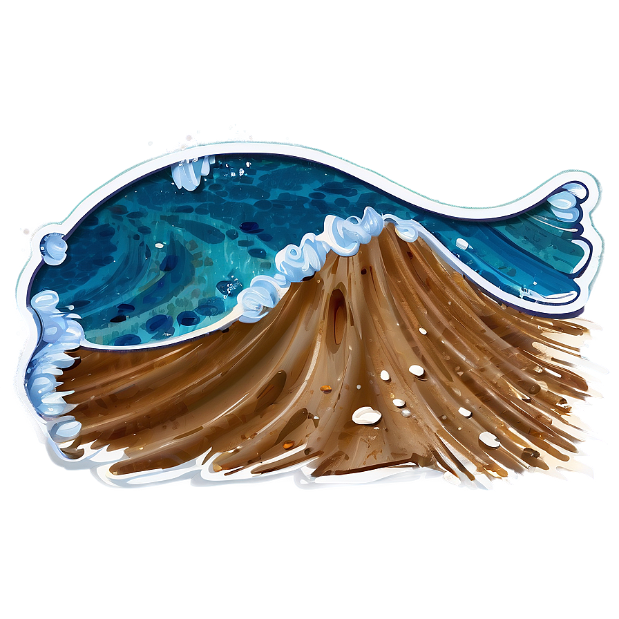 Ocean Wave Graphic Png 06242024 PNG Image