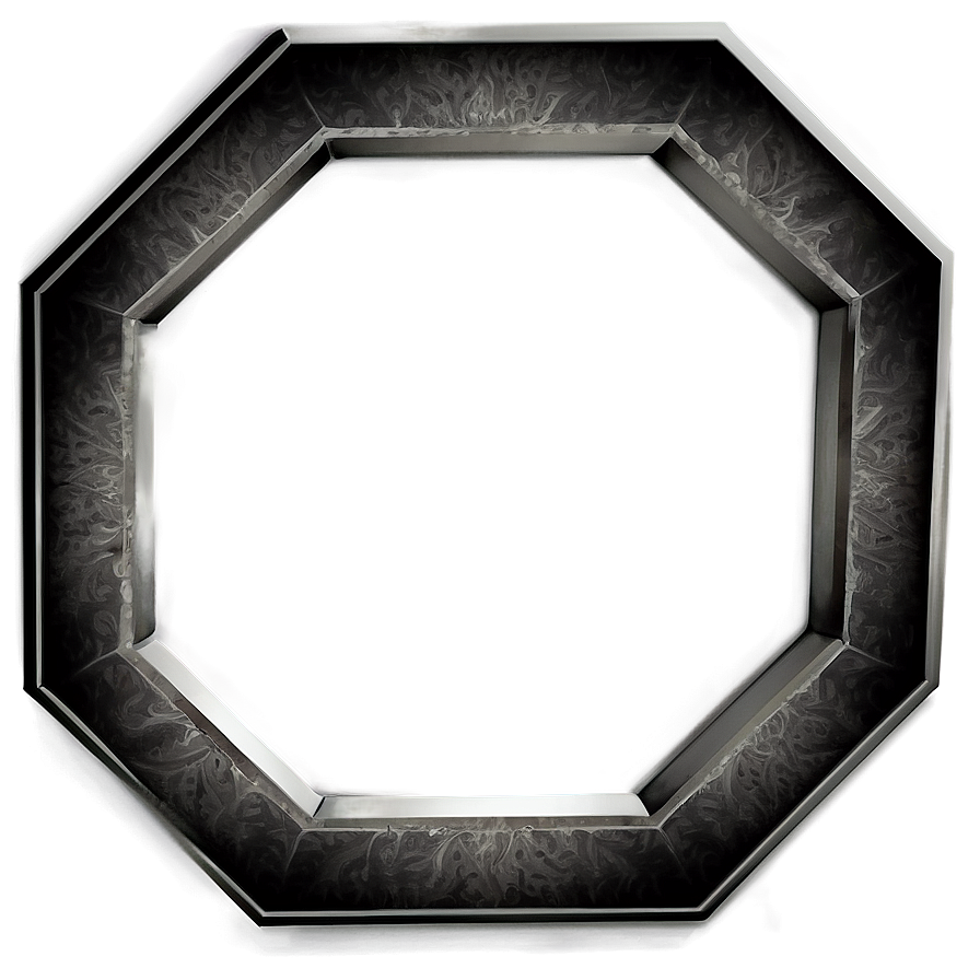 Octagon Frame Design Png 75 PNG Image