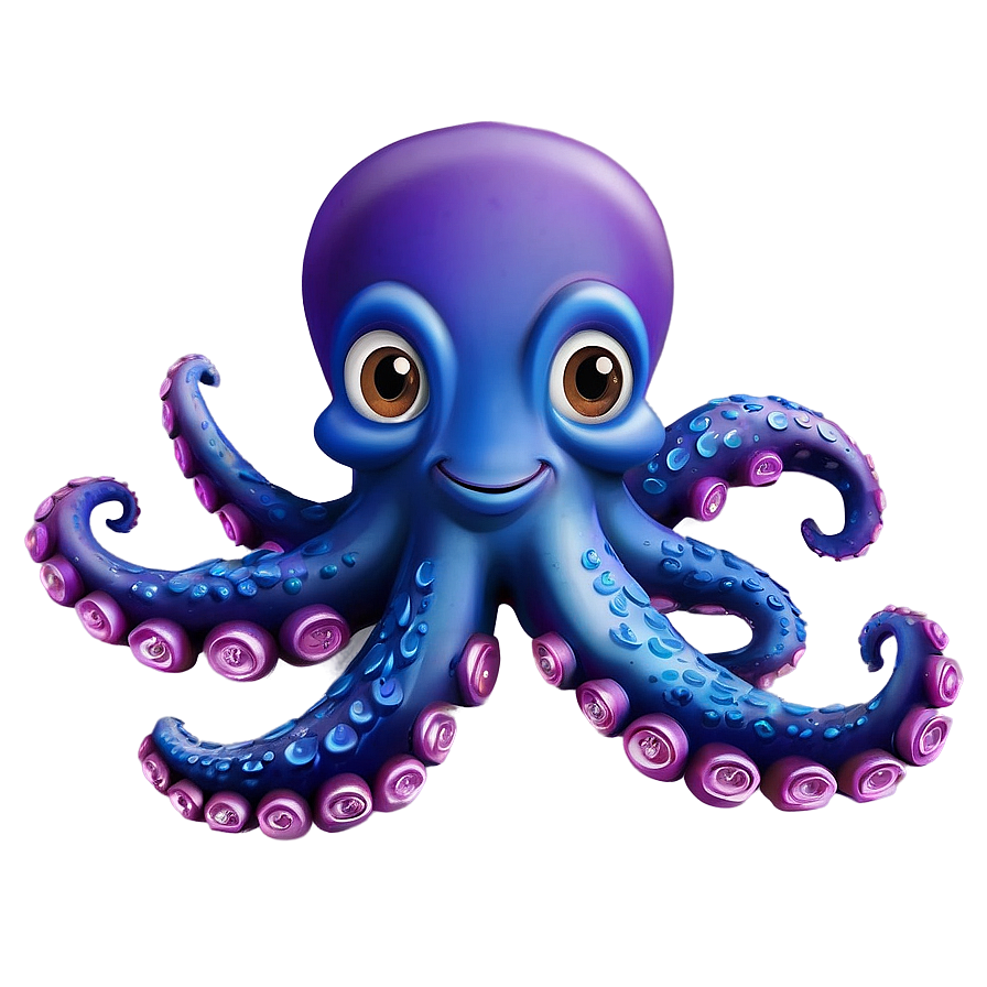 Octopus Emoji Png Dgw67 PNG Image