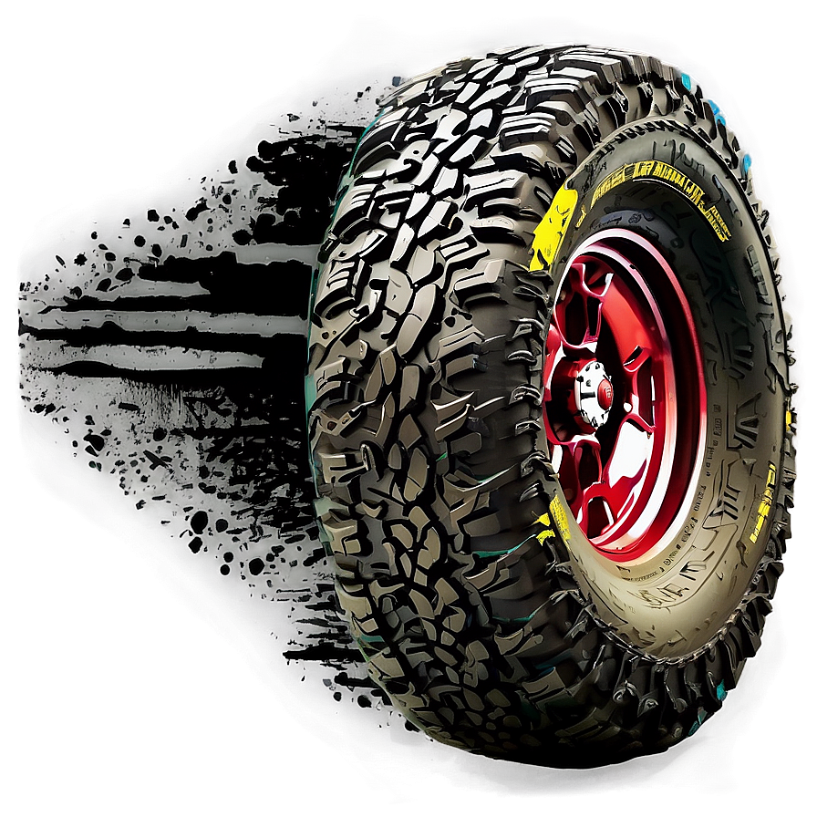 Off-road Tire Tracks Png Hda PNG Image