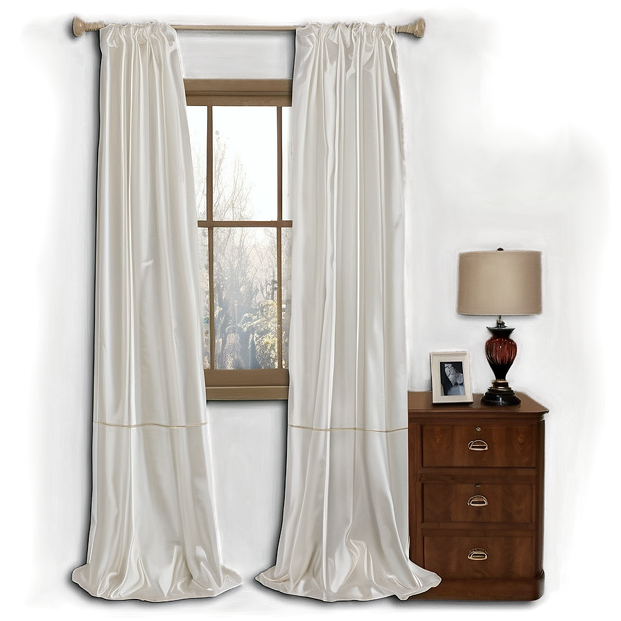 Off White Curtains Png Dft79 PNG Image