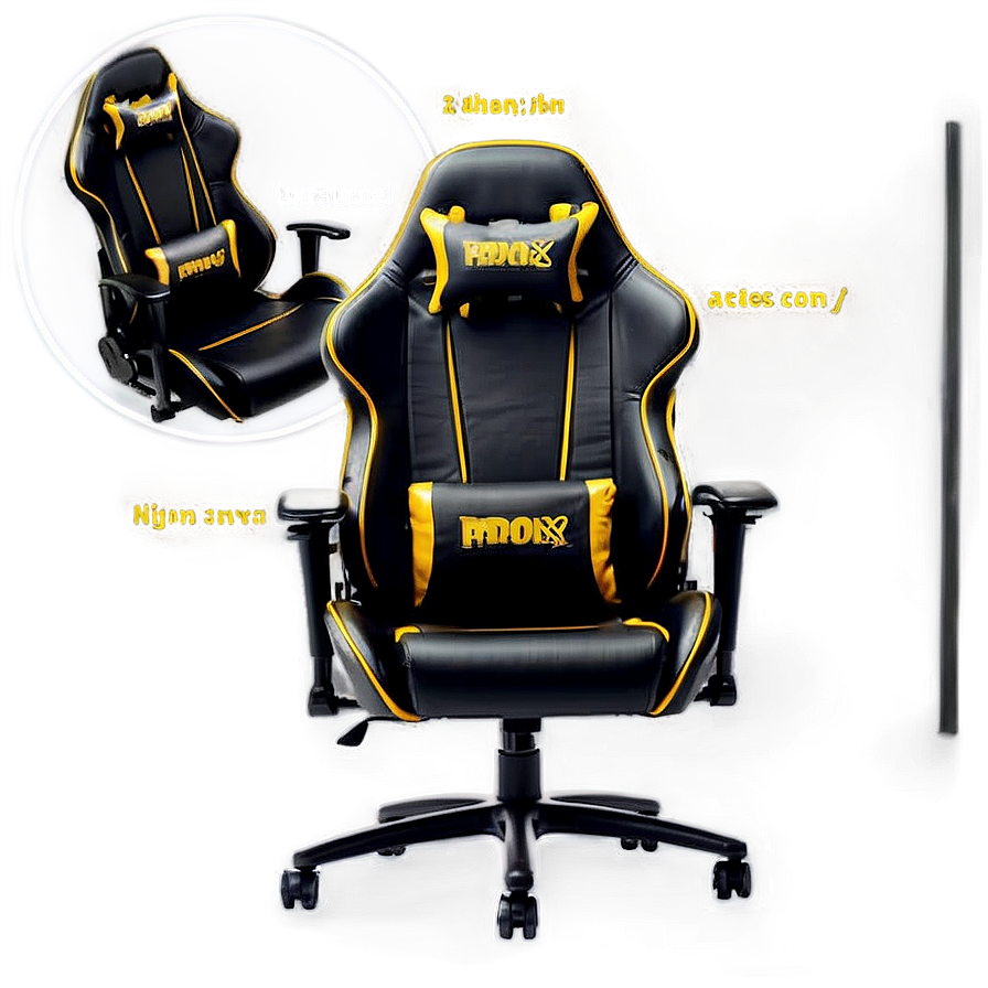 Office Gaming Chair Png Wcg33 PNG Image