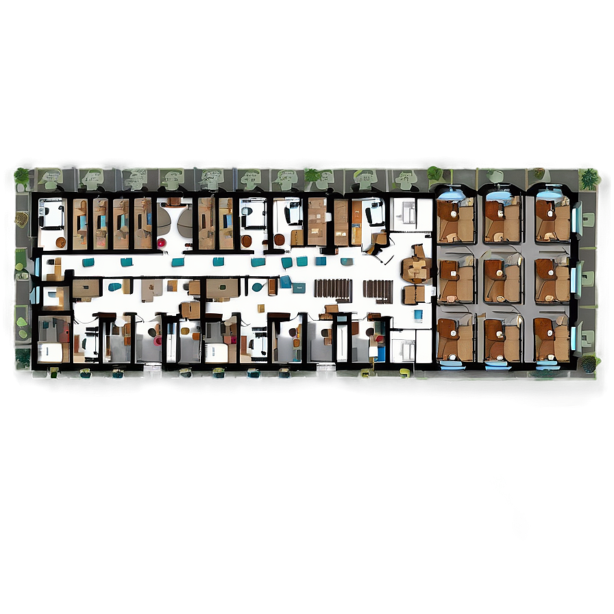 Office Layout Floor Plan Png 17 PNG Image