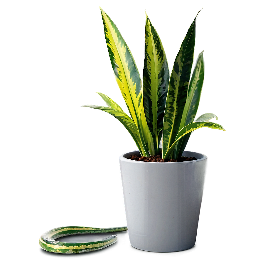 Office Snake Plant Png Pto49 PNG Image