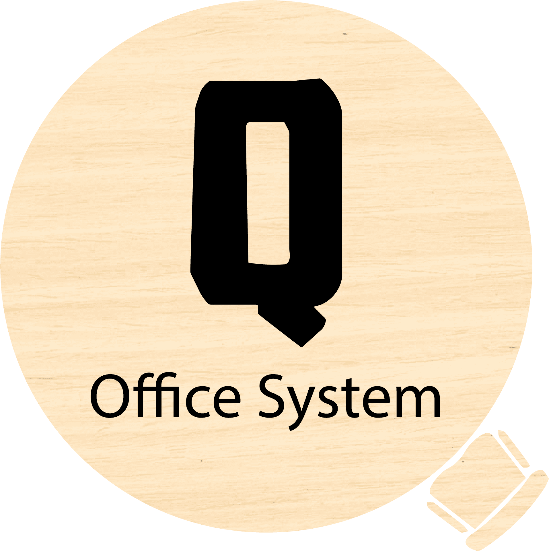 Office System Logo Design PNG Image