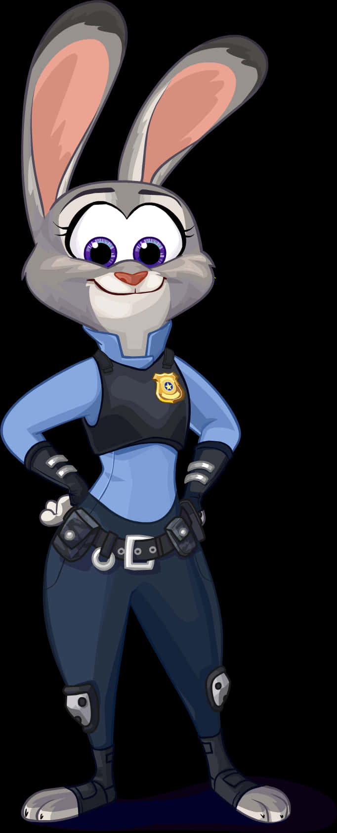 Officer_ Judy_ Hopps_ Zootopia_ Character PNG Image