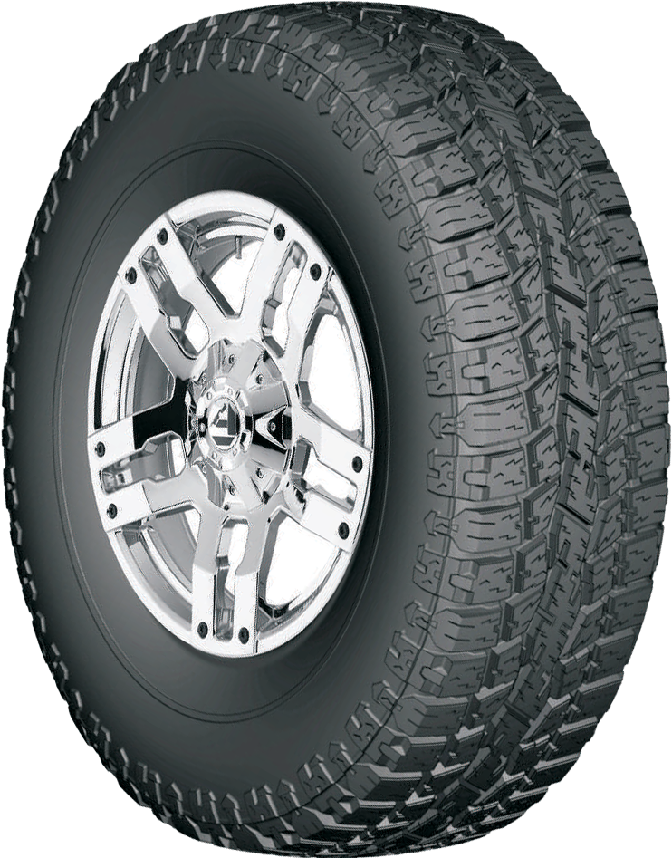 Offroad Tireand Alloy Wheel PNG Image