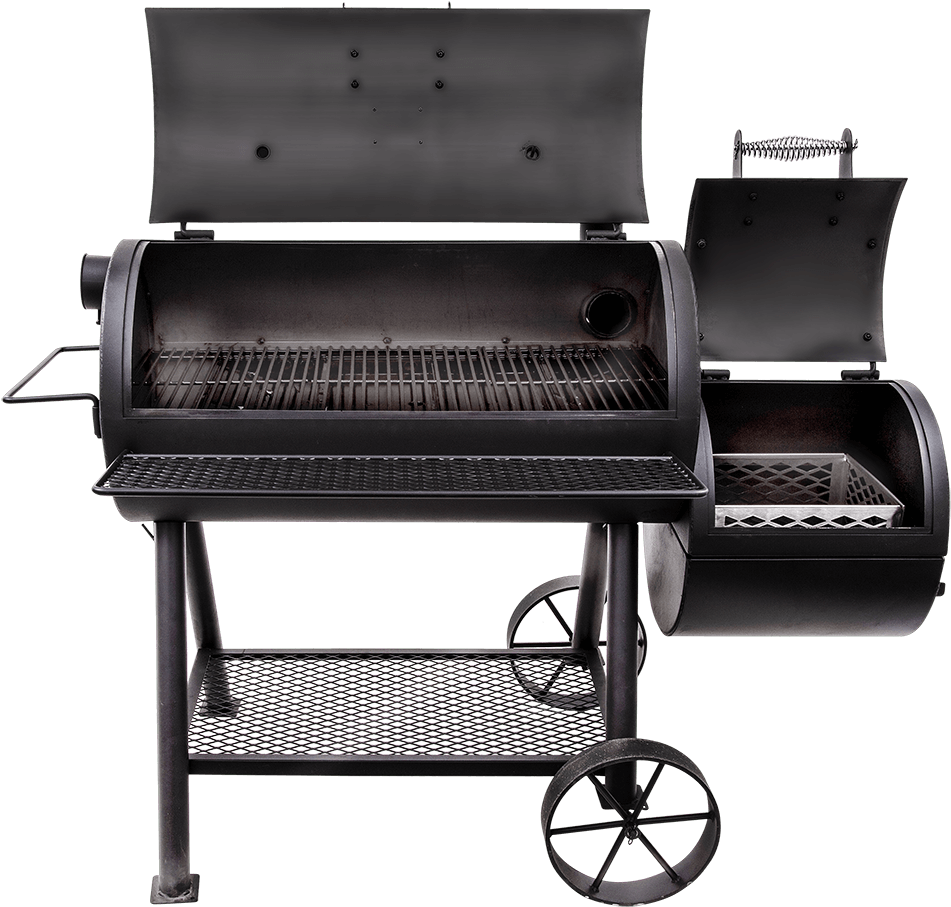 Offset Smoker Barbecue Grill PNG Image