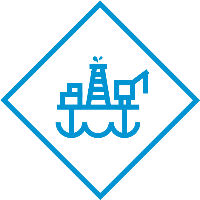 Offshore Oil Rig Icon PNG Image