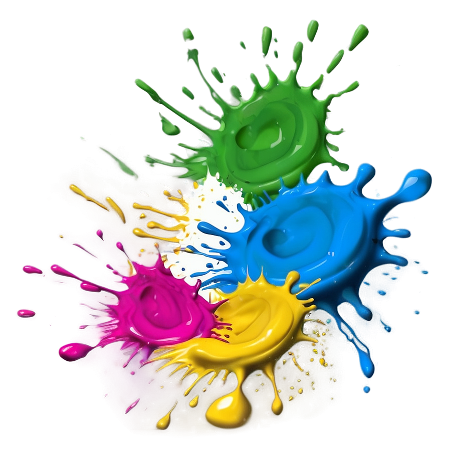 Oil Paint Splatter Png Lpj PNG Image