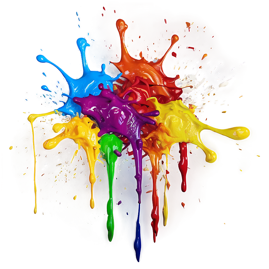 Oil Paint Splatter Png Mou97 PNG Image