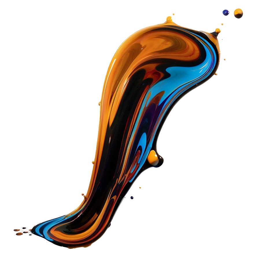 Oil Splash Effect Png 06282024 PNG Image