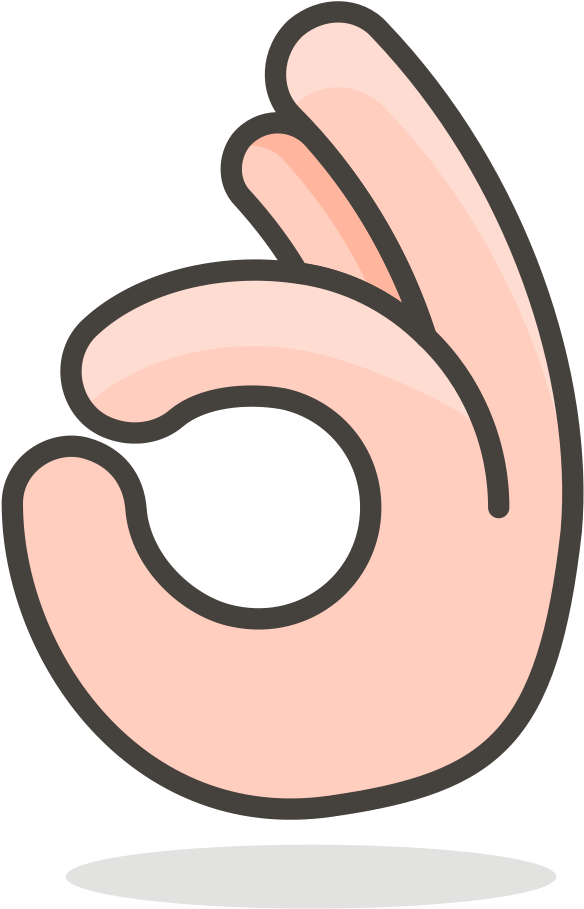 Okay Gesture Icon PNG Image