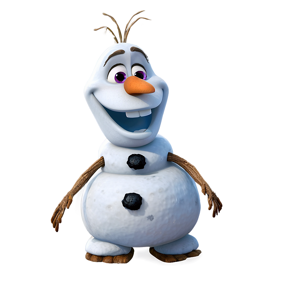 Olaf And Anna Friendship Png Rui PNG Image