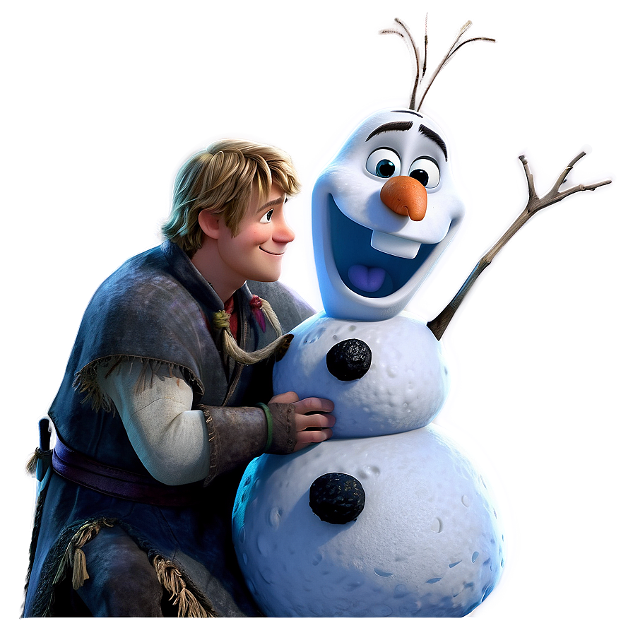 Olaf And Kristoff Bromance Png Plt PNG Image