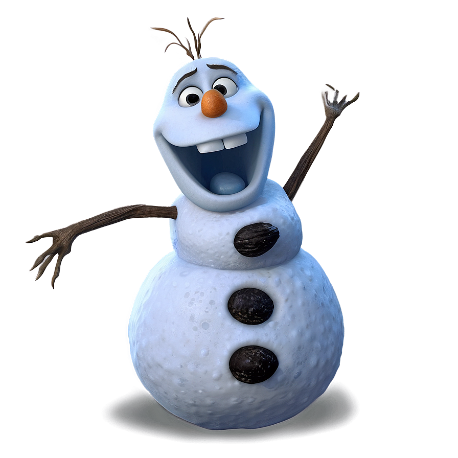 Olaf Dancing Png Viw PNG Image