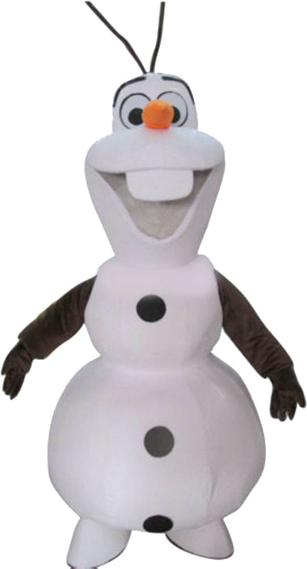 Olaf Frozen Character Plush Toy PNG Image