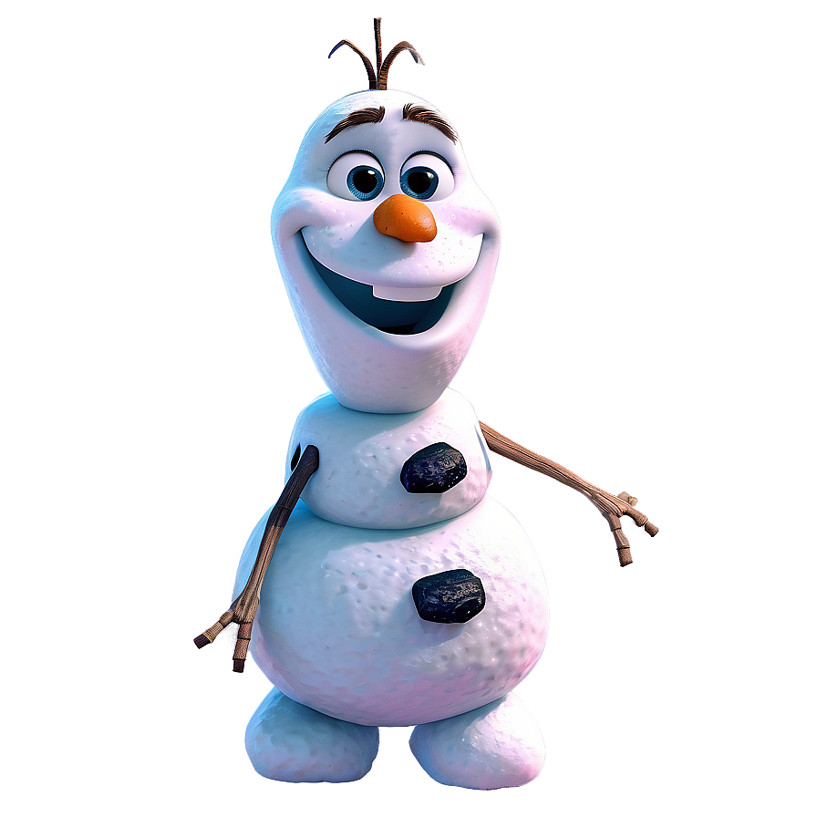 Olaf Glitter Effect Png Hox PNG Image