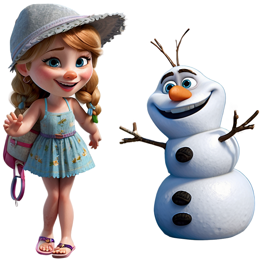 Olaf In Summer Png Flb PNG Image