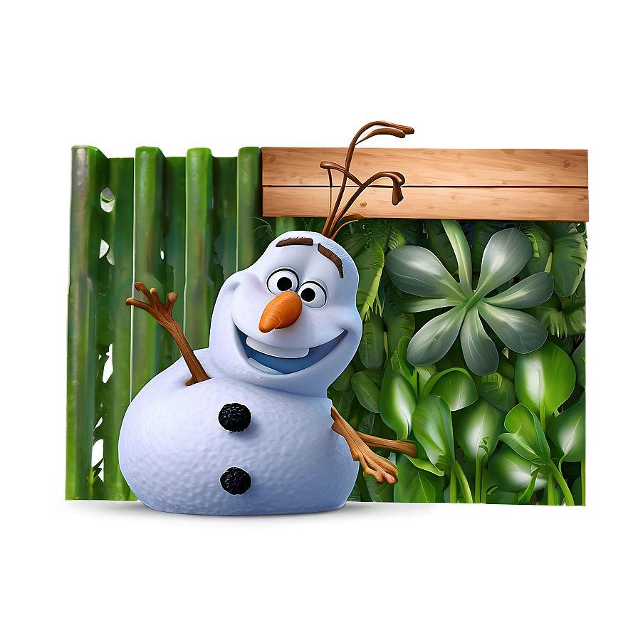 Olaf In Summer Png Pon PNG Image