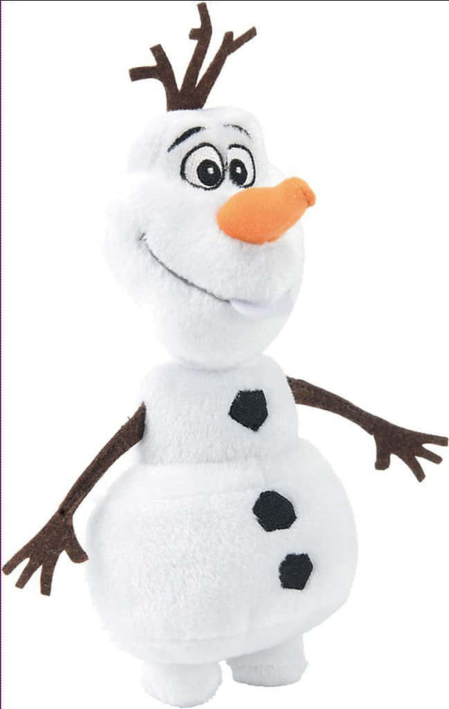 Olaf Plush Toy Frozen PNG Image